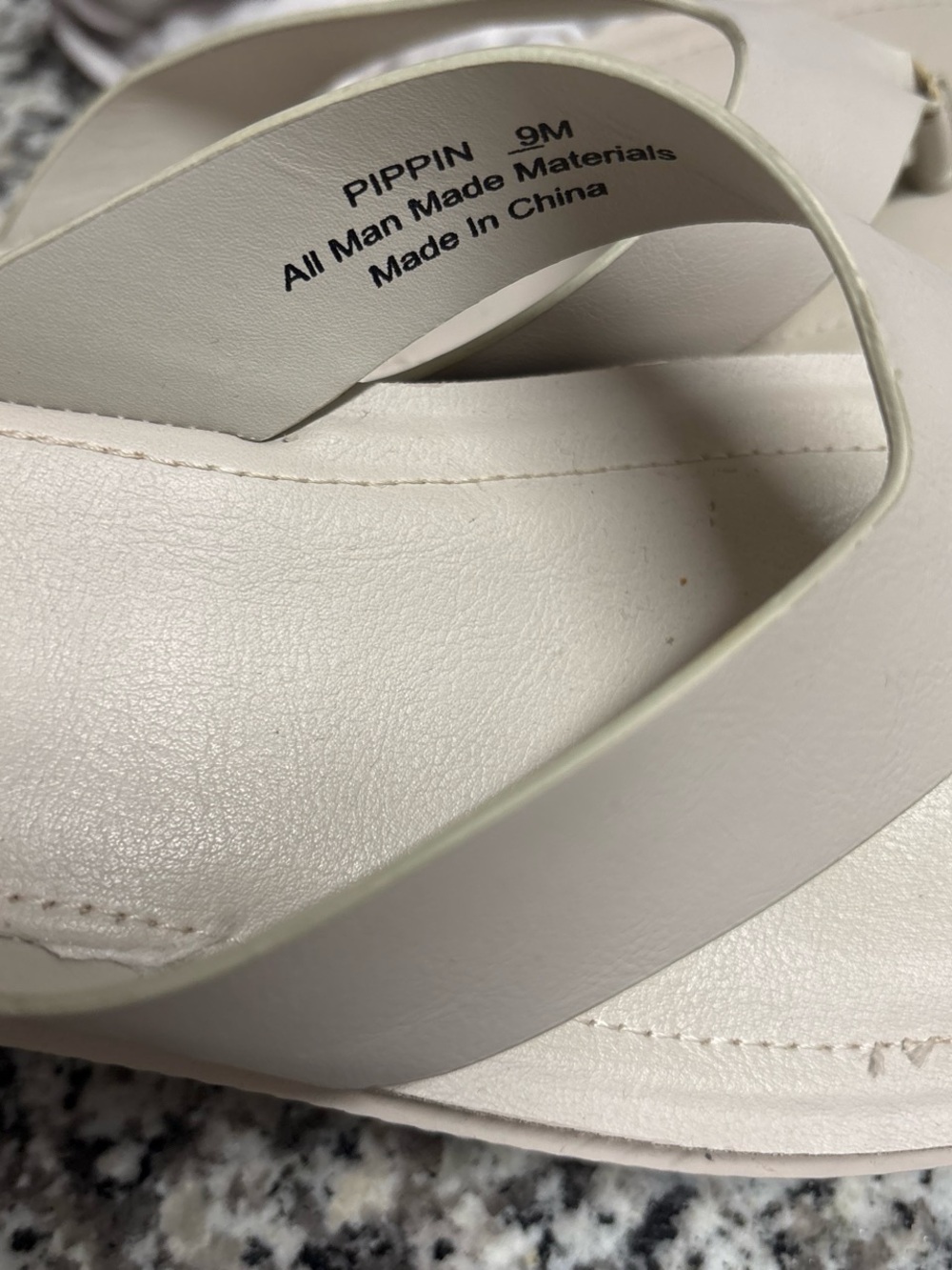 Cushionaire Memory Foam Women's Wedge Sandals — Light Cream - Picture 3 of 4